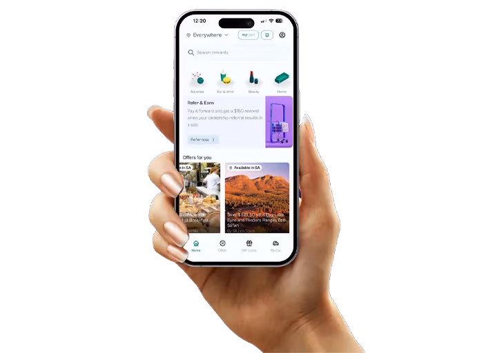 Mymoto web rewards app