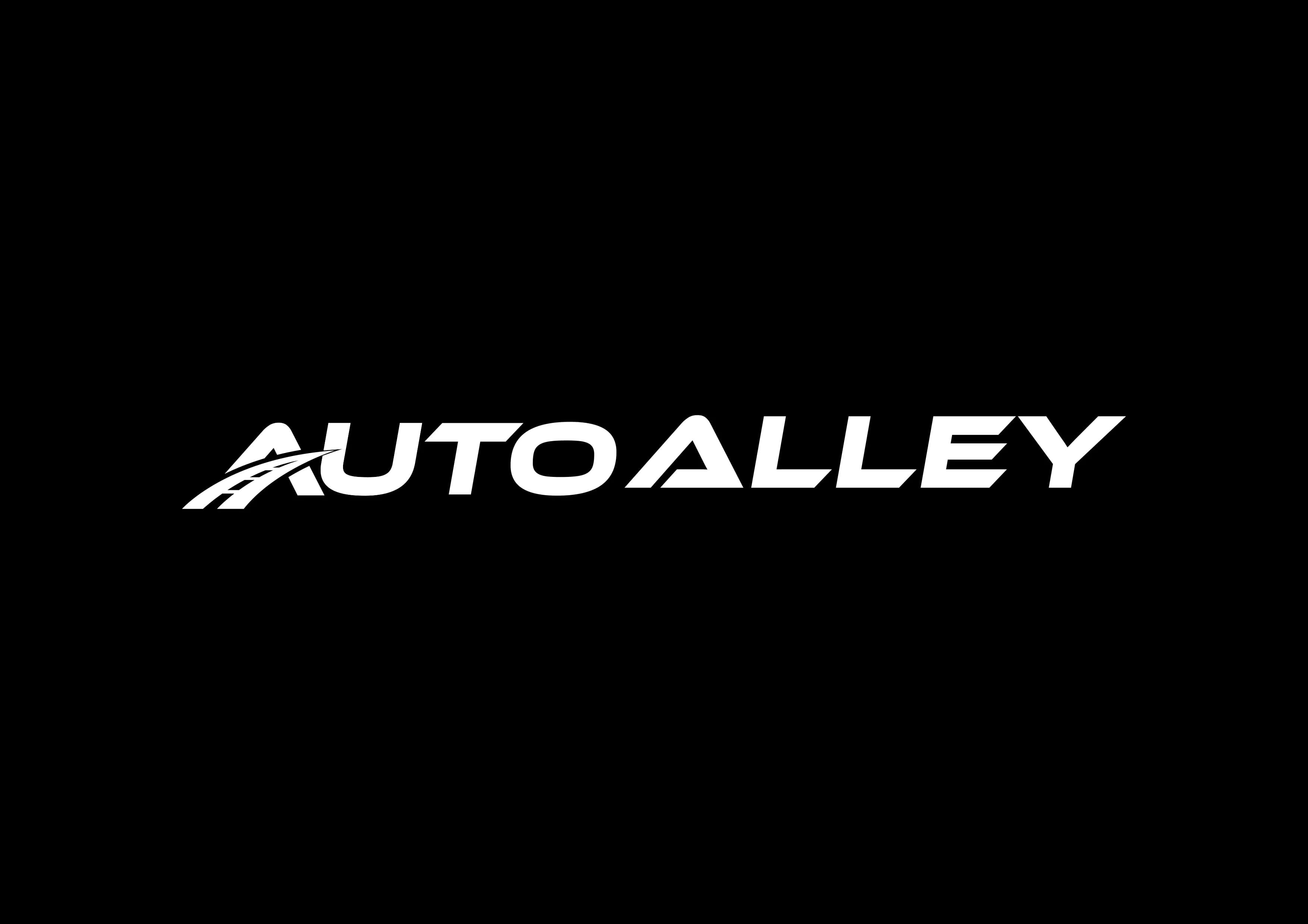 Auto Alley Logo White