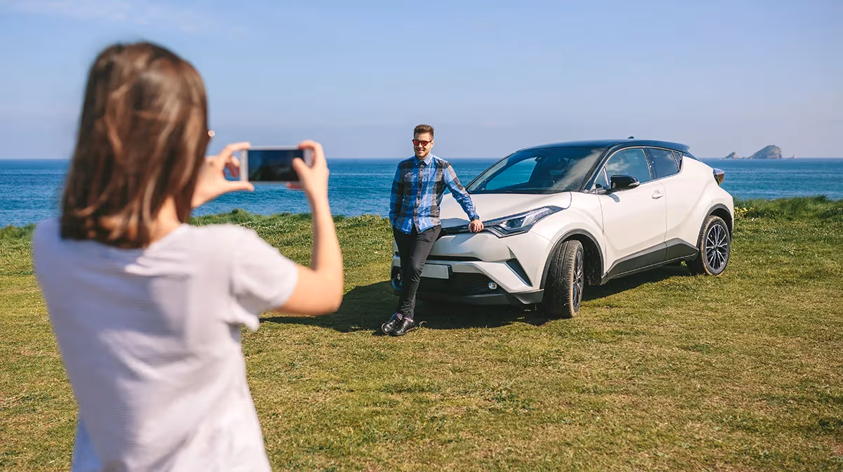 Real life with mymoto taking video